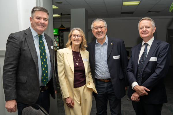 Rural Business Support CEO Brett Smith, Jennifer and Michael Blake and Simon Venus, Piper Alderman.