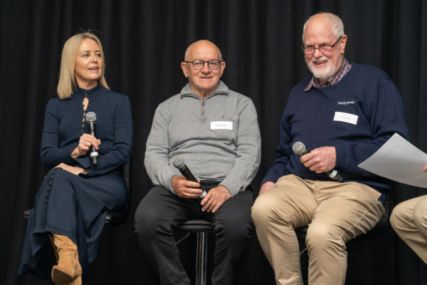 Panellists were former Stock Journal journalist Jessica Adamson, former editor-in-chief Peter Brady and former livestock manager Ian Turner.