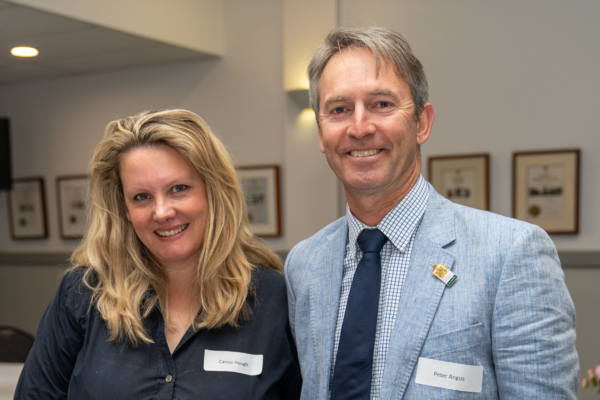 ABC Rural's Cassie Hough and Peter Angus, Mallala.